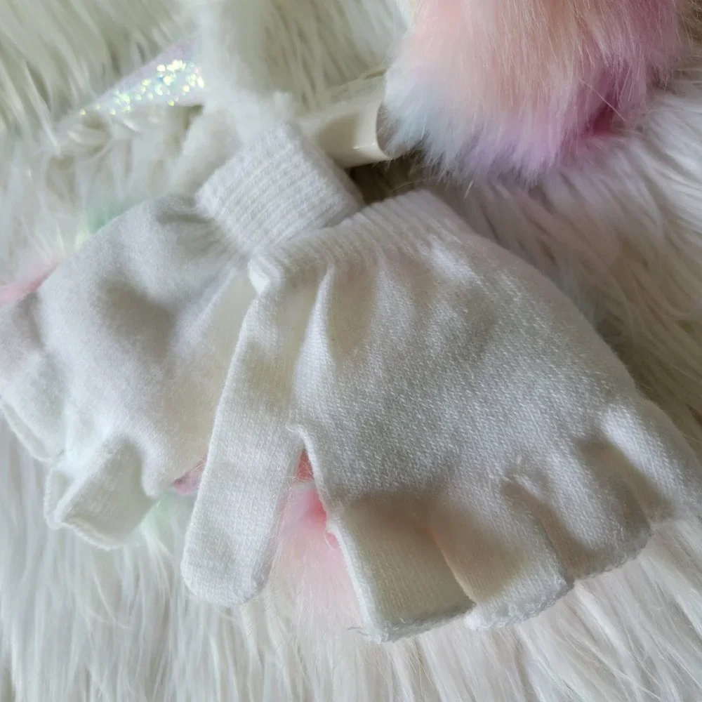 L2D Cat Unicorn Earmuffs & Mittens Set